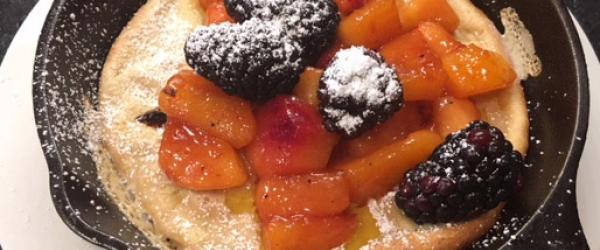 Dutch Baby Pancakes with Fruit